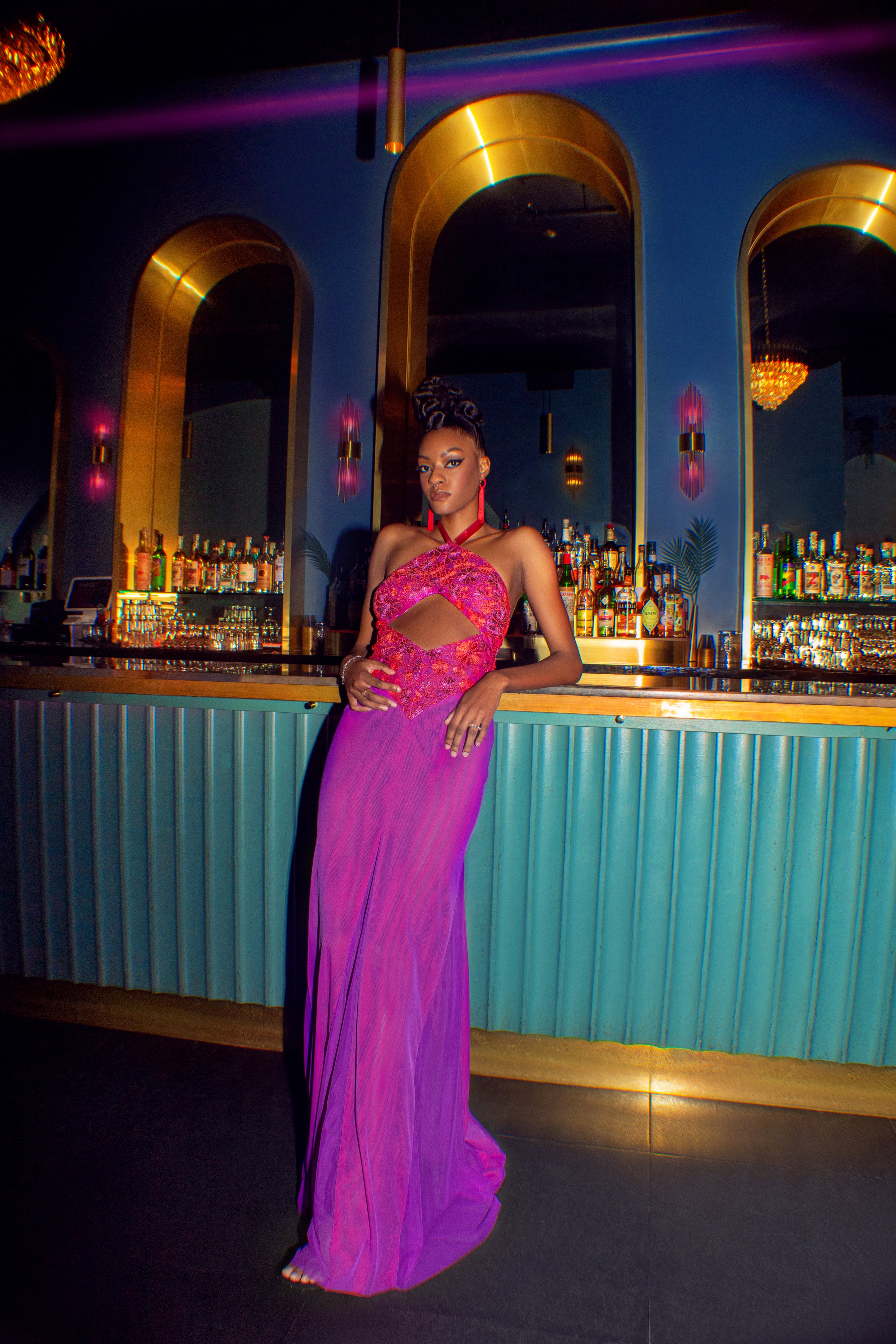 Diana Halter Gown